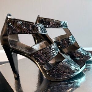 MICHAEL Michael Kors Black Sequin Heels